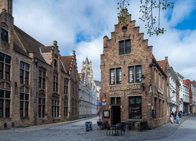 Medieval town of Bruges in Belgium