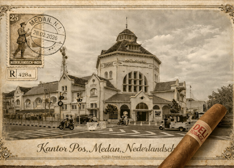 Koloniaal Sumatra Postkantoor Medan | Roelof Foppen
